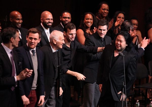 Howard McGillin, Michael Arden, Dick Latessa, Jarrod Emick, Matt Cavenaugh & Stafford Photo