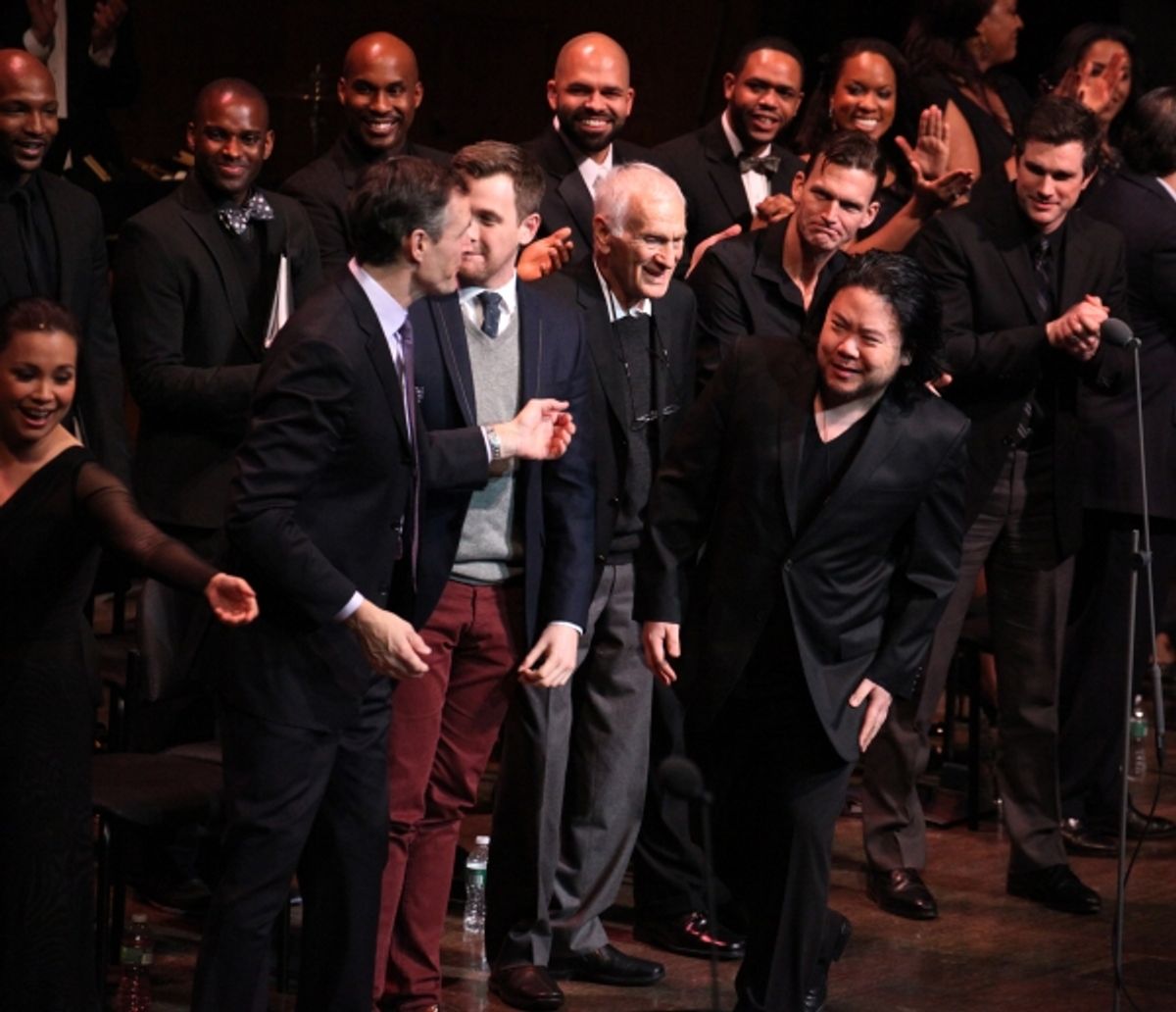 Lea Salonga, Howard McGillin, Michael Arden, Dick Latessa, Jarrod Emick, Matt Cavenaugh & Stafford Arima with Company at 