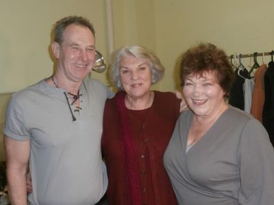 (left-right) Nigel Gore, Tyne Daly, and Tina Packer Photo