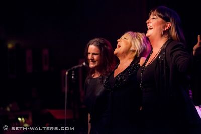 Carrie Manolakos, Lorna Luft and Ann Hampton Callaway Photo