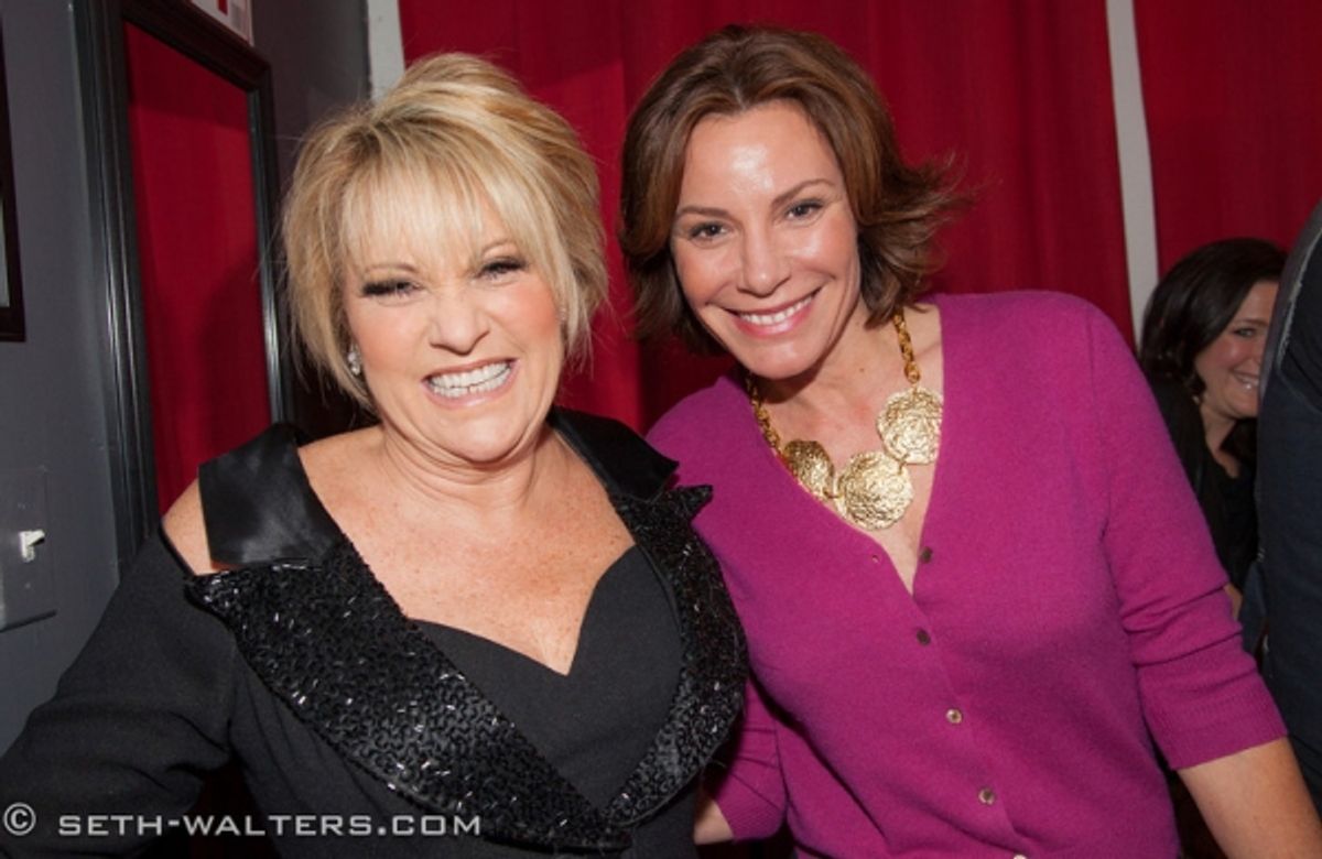 Lorna Luft and Luann Delesseps at 