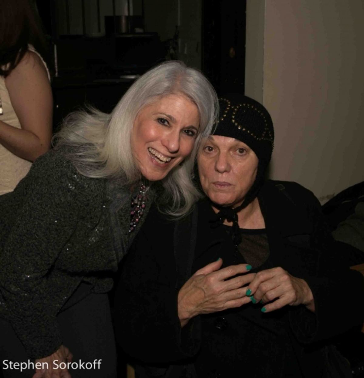 Jamie deRoy & Tyne Daly at 