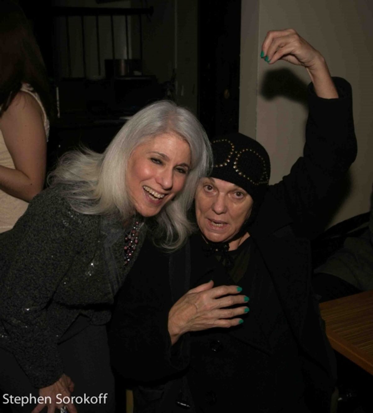 Jamie deRoy & Tyne Daly at 