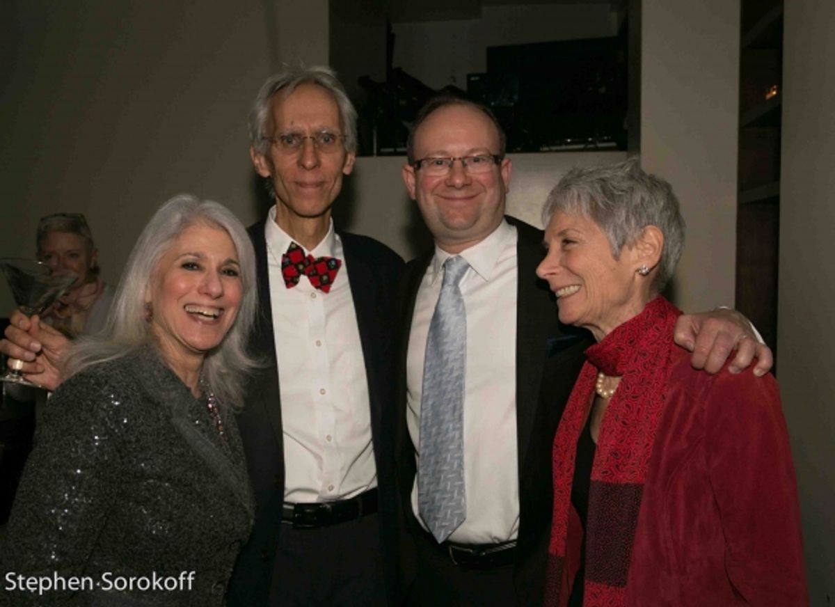 Jamie deRoy, David Ives, Andrew Leynse, Martha Ives at 