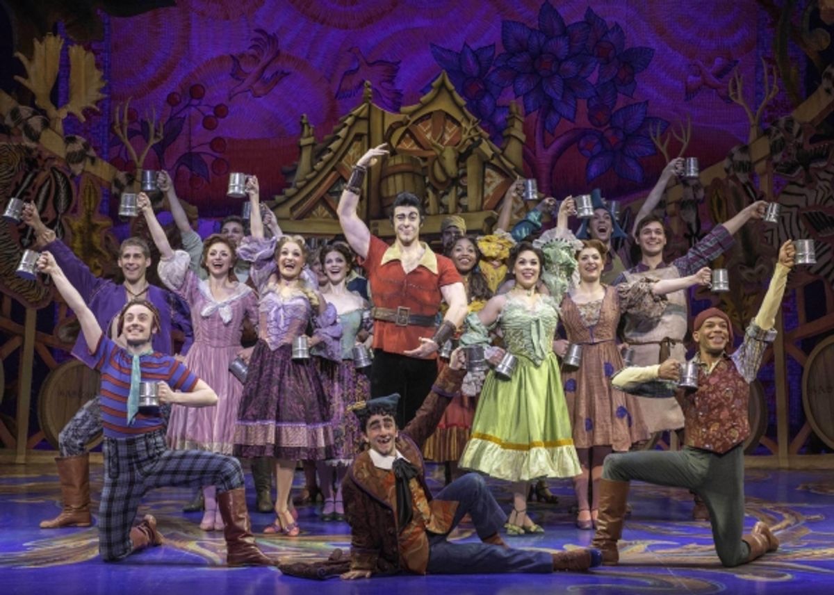 Joe Hager as Gaston and Company at First Look at Hilary Maiberger, Darick Pead and More in BEAUTY AND THE BEAST Tour