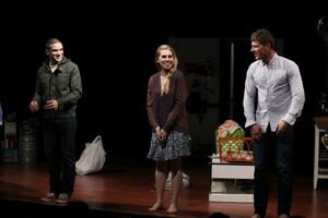 Evan Jonigkeit, Zosia Mamet & Matt Lauria @ BroadwayWorld Evan Jonigkeit, Zosia Mamet & Matt Lauria Photo
