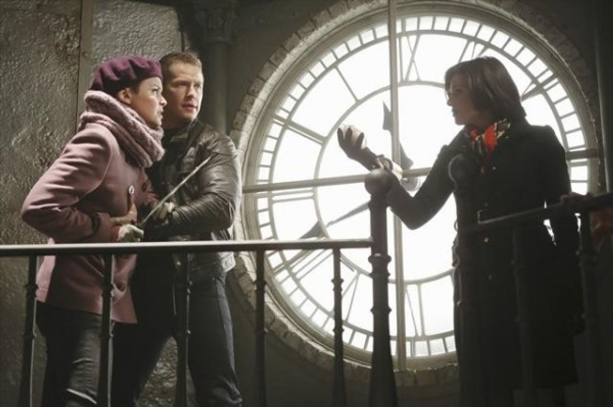 GINNIFER GOODWIN, JOSH DALLAS, LANA PARRILLA at 