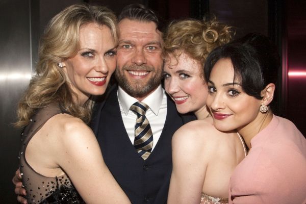 Leigh Zimmerman (Sheila), John Partridge (Zach), Scarlett Strallen (Cassie) and Victo Photo