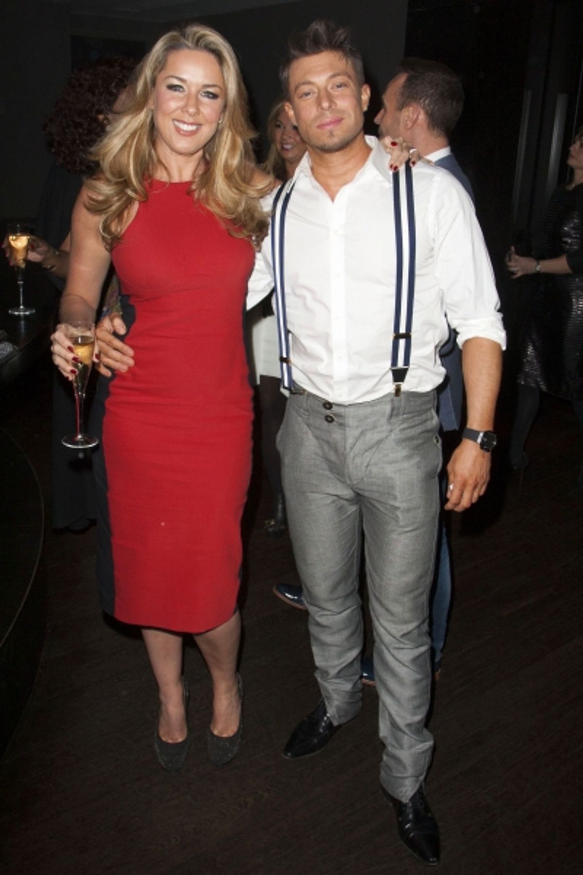 Claire Sweeney and Duncan James at 