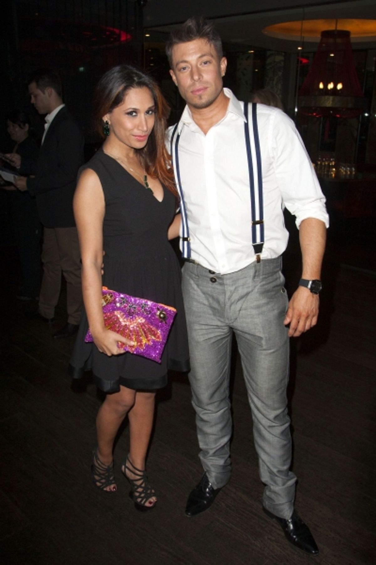 Preeya Kalidas and Duncan James at 