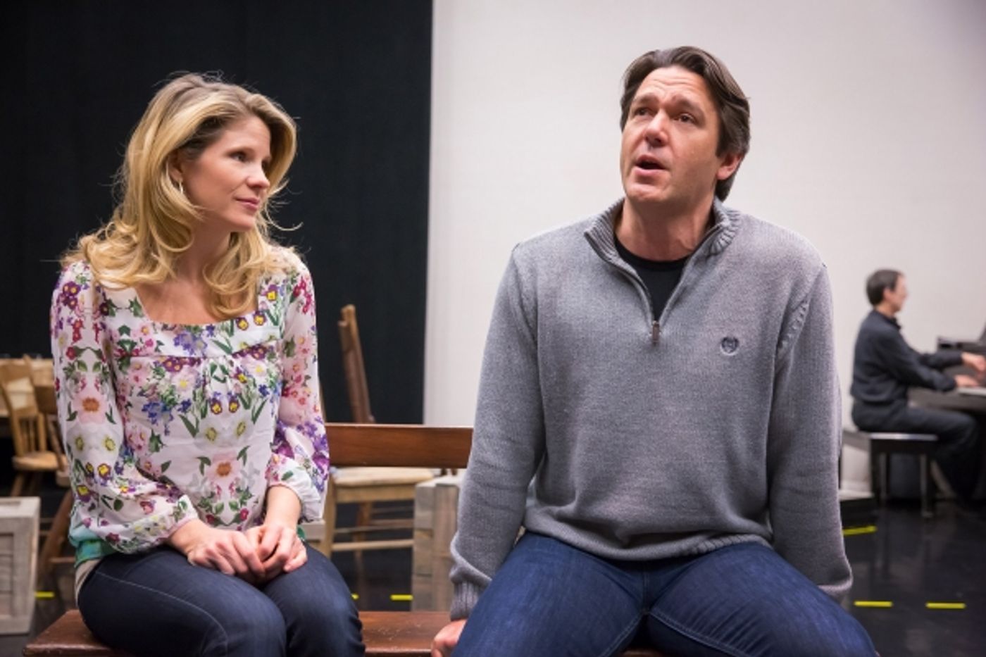 Photo Flash: Inside Rehearsal for NY Philharmonic's CAROUSEL with Kelli O'Hara, Nathan Gunn & More!  Image