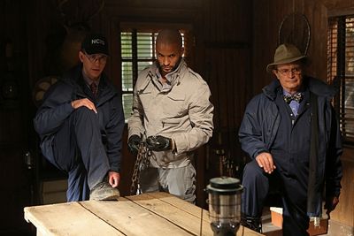Brian Dietzen, Ricky Whittle, David McCallum
 Photo