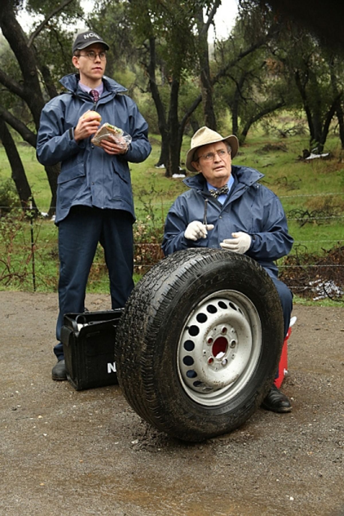 Brian Dietzen, David McCallum
 at 