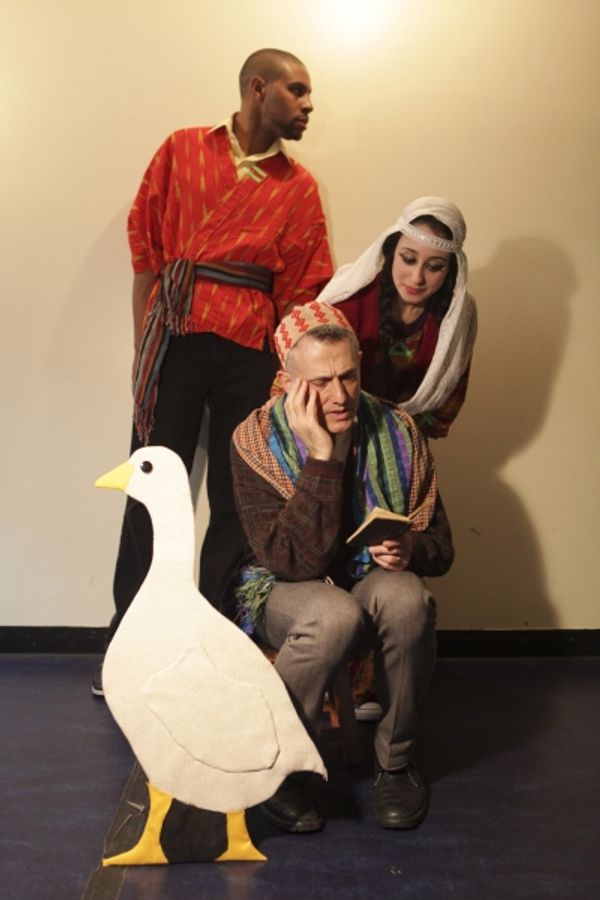 Sam T. West, David Greenspan and Rachel Claire Photo