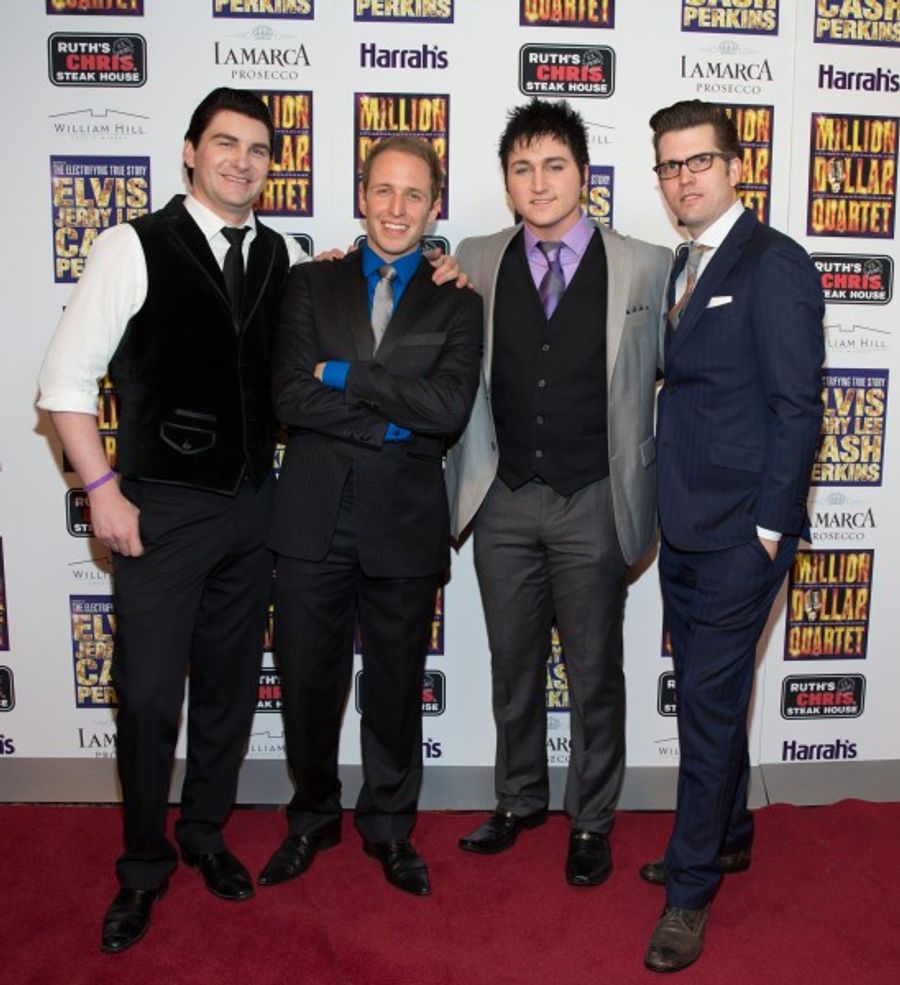Photo Flash: MILLION DOLLAR QUARTET Celebrates Grand Opening at Harrah's Las Vegas Image