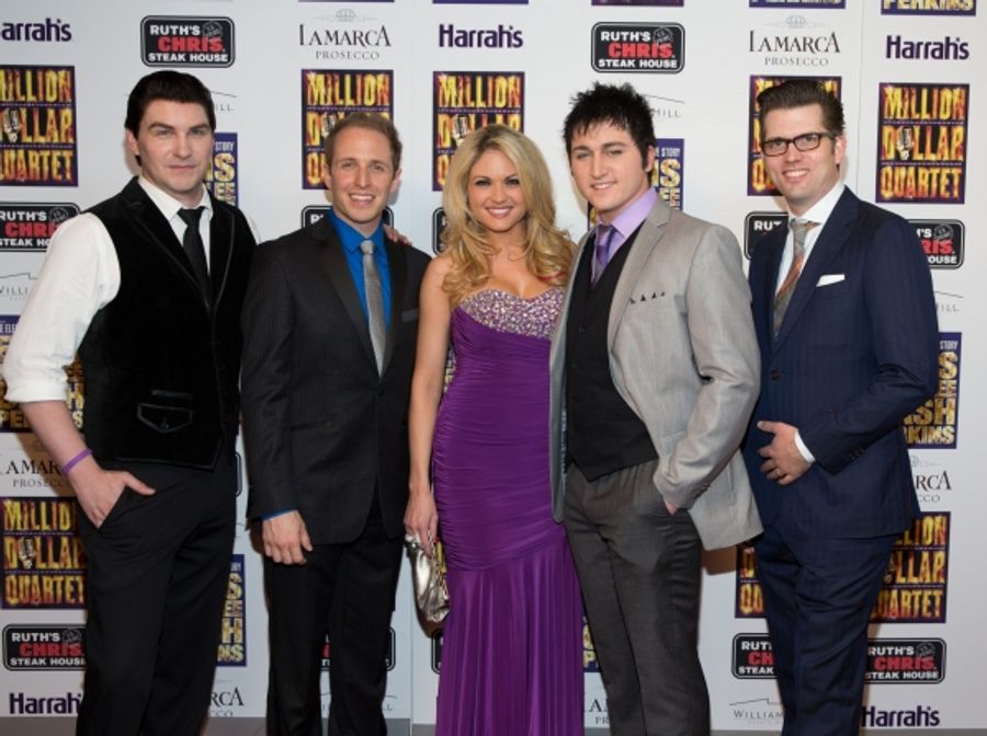 Photo Flash: MILLION DOLLAR QUARTET Celebrates Grand Opening at Harrah's Las Vegas Image
