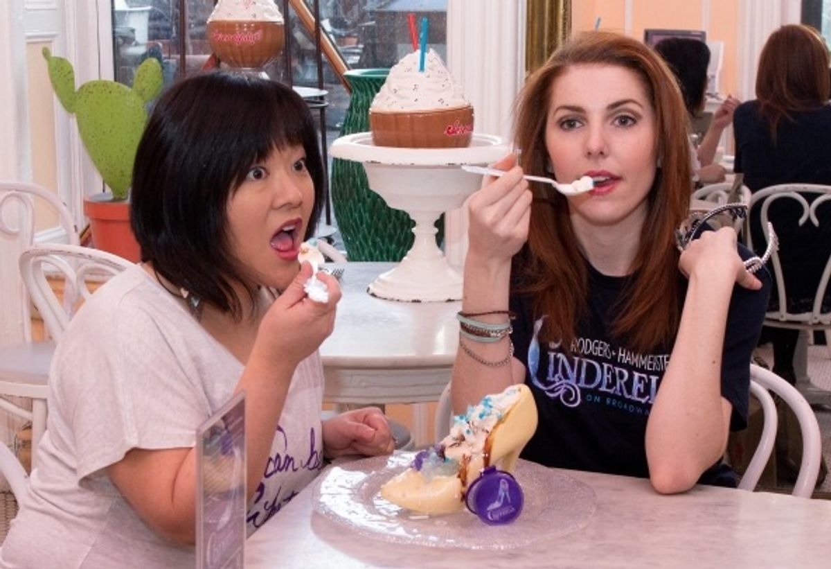 Ann Harada, Marla Mindelle at 