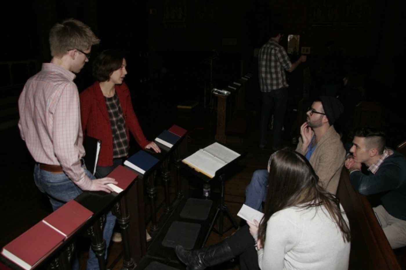 Photo Flash: Jessica Grove and More in Rehearsals for Choral Chameleon and NY Theatre Barn's TAMAR OF THE RIVER  Image