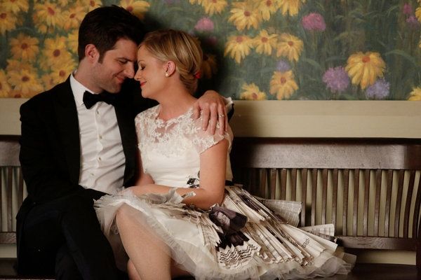 Adam Scott, Amy Poehler Photo
