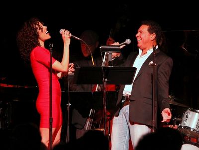 Janet Dacal and Clint Holmes sing Ã¢â‚¬Å“HavanaÃ¢â‚¬Â Photo