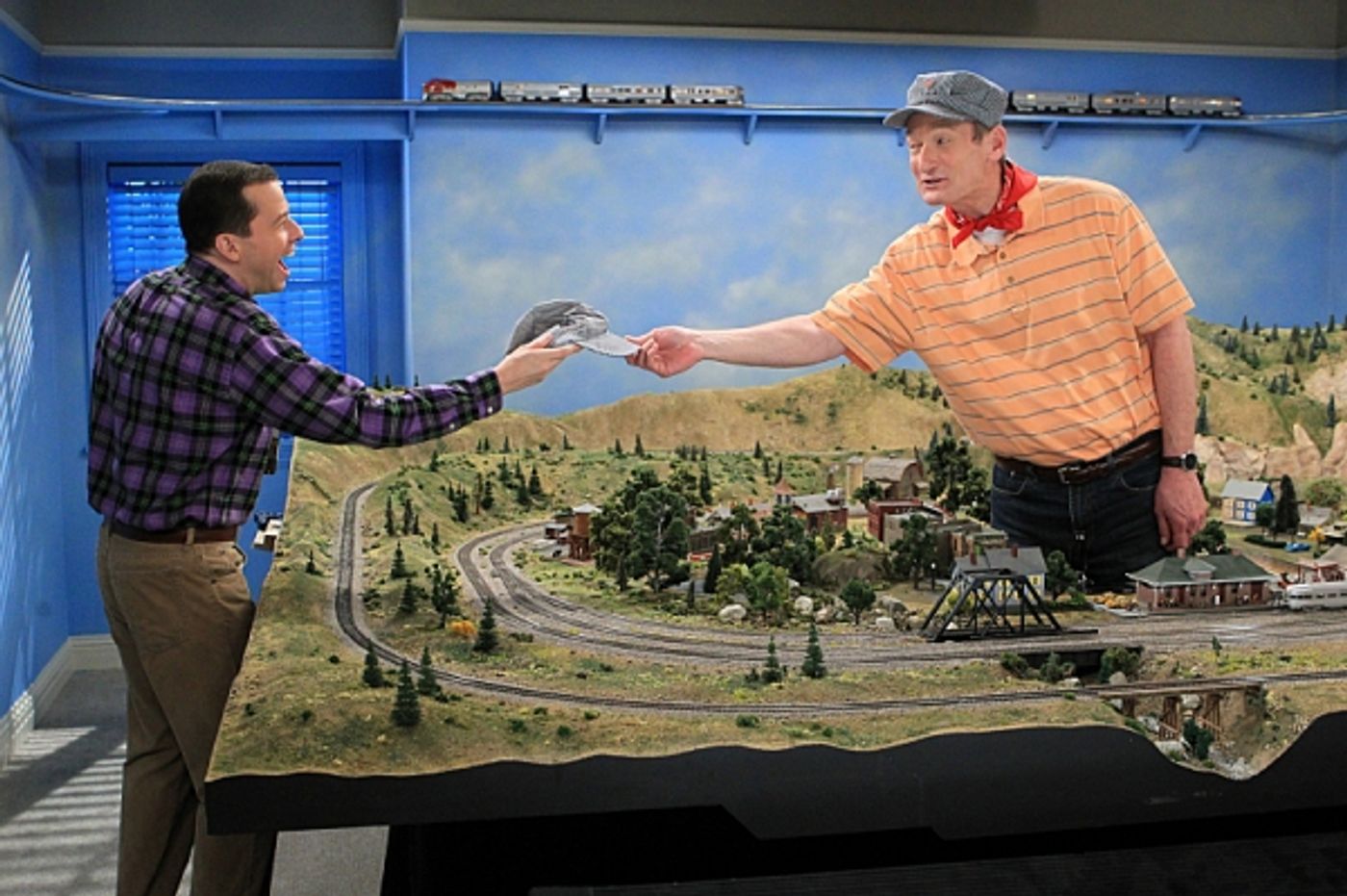 Photo Flash: TWO AND A HALF MEN's 'The 9:04 from Pemberton,' Airing 3/7  Image