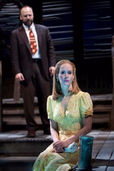 Danny Burstein, Sarah Paulson Photo