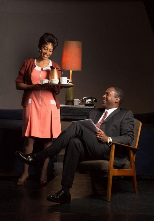 Lorraine Motel maid Camae (Simone Missick) offers  Dr. Martin Luther King, Jr. (Adria Photo