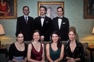 back row: Michael Keyloun, Brian Charles Rooney, Bill Connington front row: Stephanie Photo