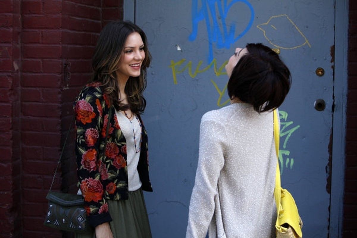 Katharine McPhee, Krysta Rodriguez
 at 