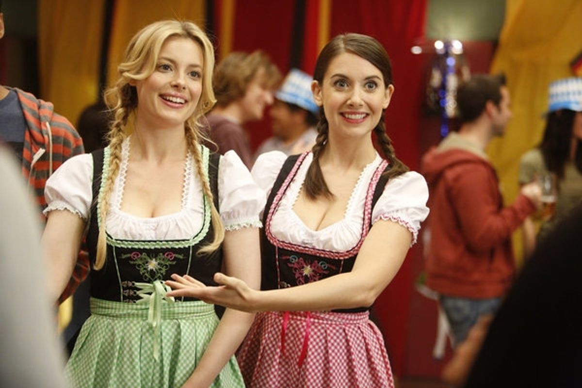 Gillian Jacobs, Alison Brie
 at 