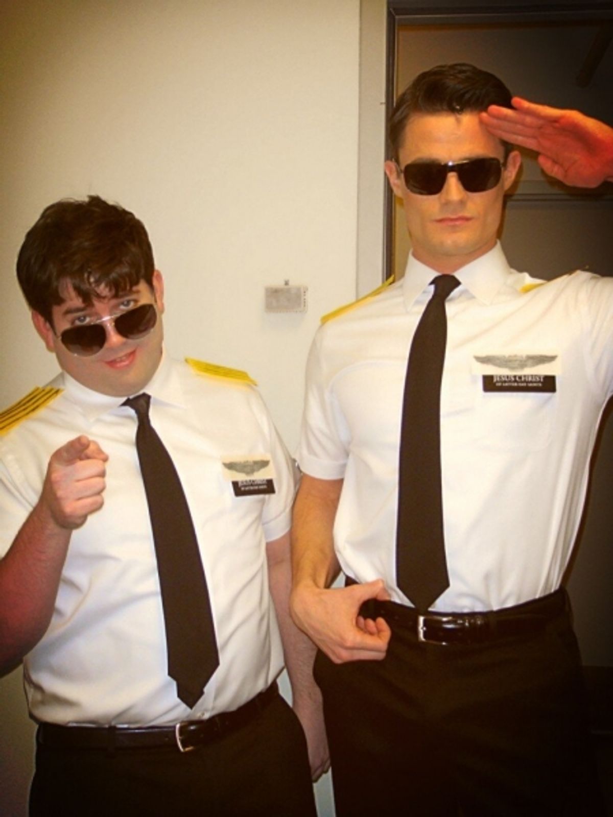 THE BOOK OF MORMON Tour's Christopher John O'Neill and Mark Evans at 