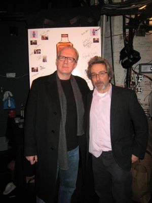Tracy Letts and Warren Leight @ BroadwayWorld Tracy Letts and Warren Leight Photo