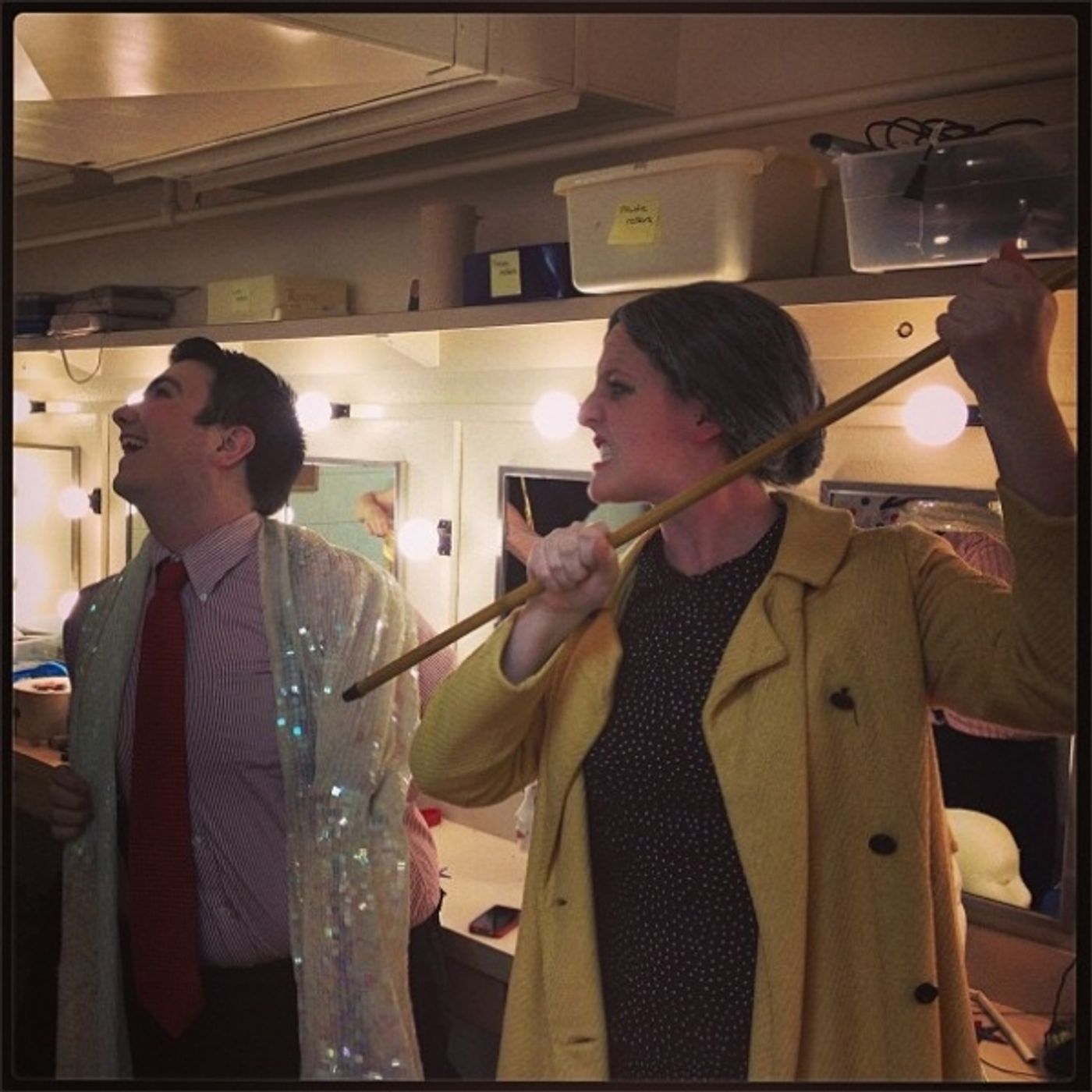 Photo Flash: Saturday Intermission Pics, Feb 23, Part 2 - LES MIS Tour Preps for the Oscars, HANDS ON A HARDBODY and More!  Image