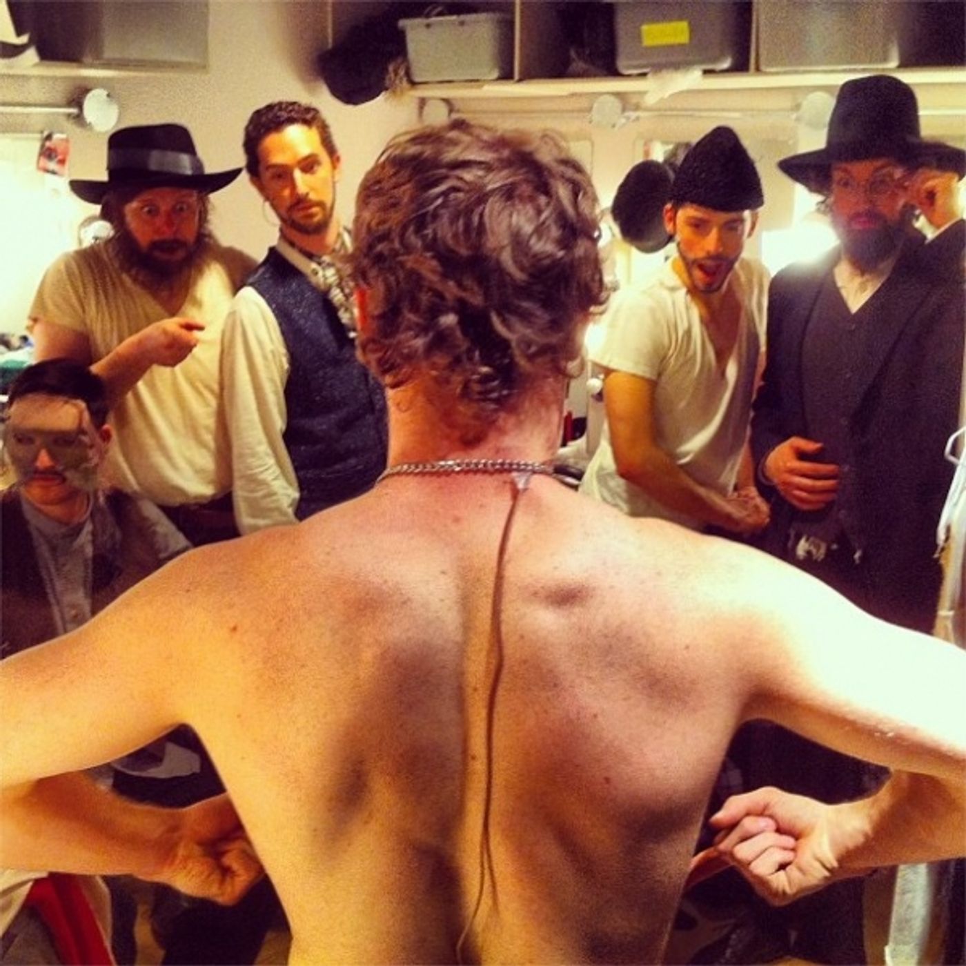 Photo Flash: Saturday Intermission Pics, Feb 23, Part 2 - LES MIS Tour Preps for the Oscars, HANDS ON A HARDBODY and More!  Image