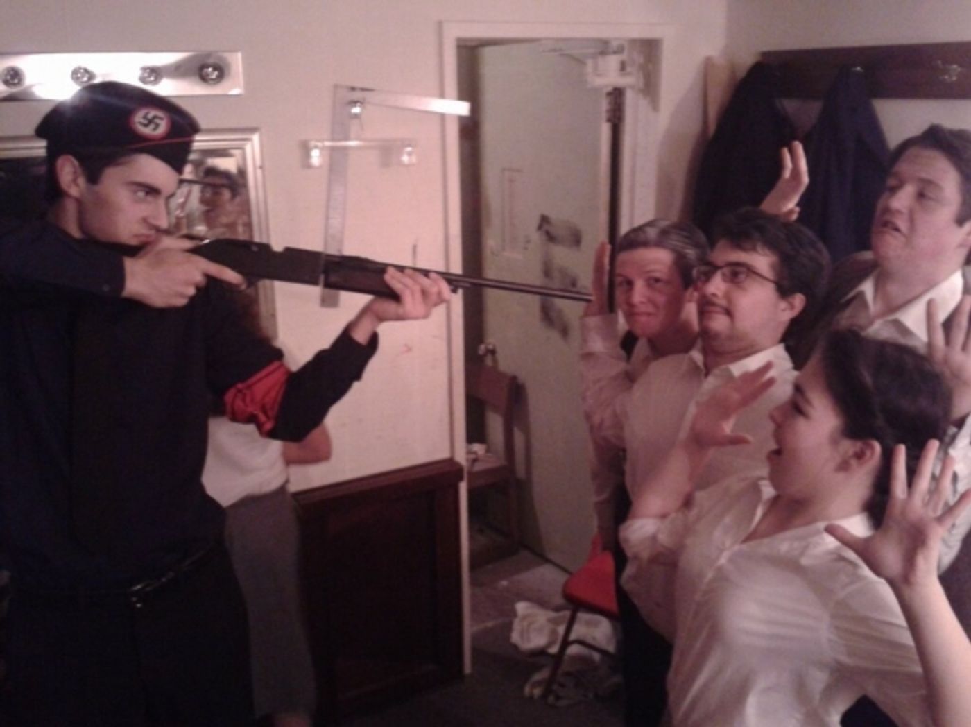 Photo Flash: Saturday Intermission Pics, Feb 23, Part 2 - LES MIS Tour Preps for the Oscars, HANDS ON A HARDBODY and More!  Image