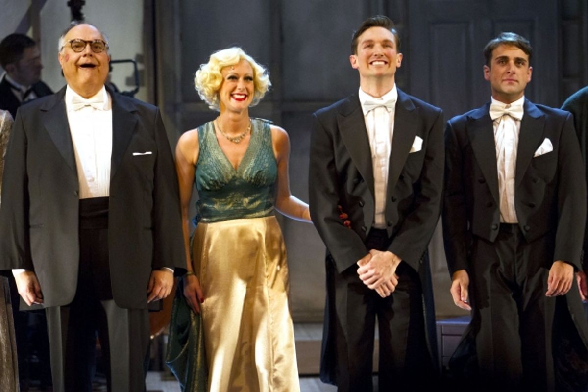 Mike McShane, Faye Tozer, Dylan Turner and Bradley Clarkson  at 
