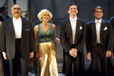 Mike McShane, Faye Tozer, Dylan Turner and Bradley Clarkson  Photo