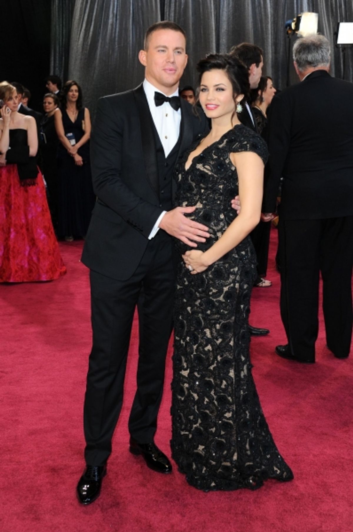 Channing Tatum and Jenna Dewan at Best Dressed at the Oscars