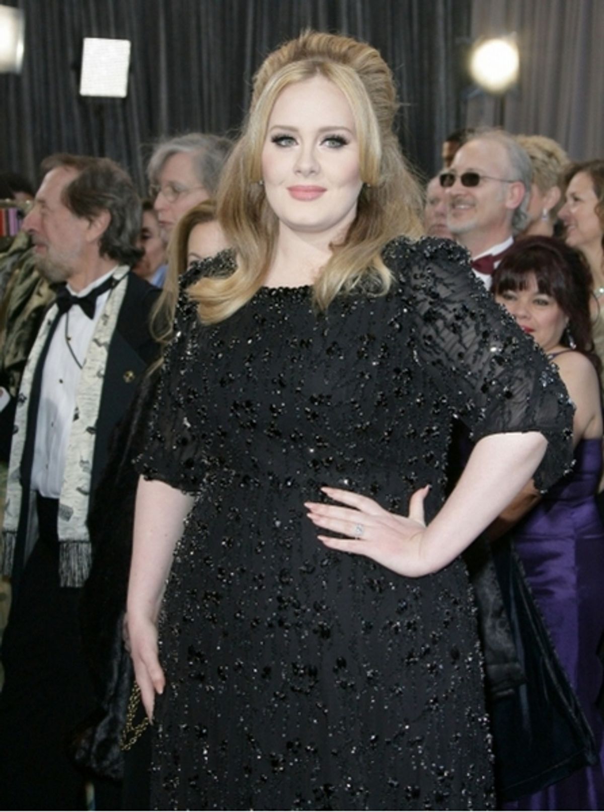 Adele (Wearing Jenny Packham) at Best Dressed at the Oscars