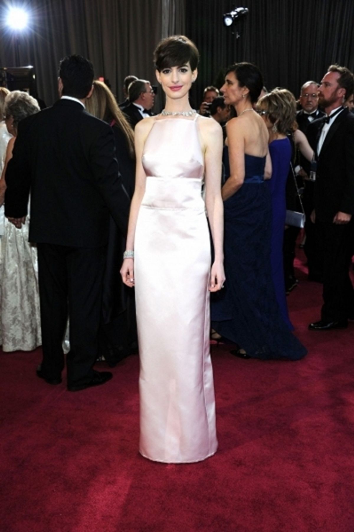 Anne Hathaway (Wearing Prada) at Best Dressed at the Oscars