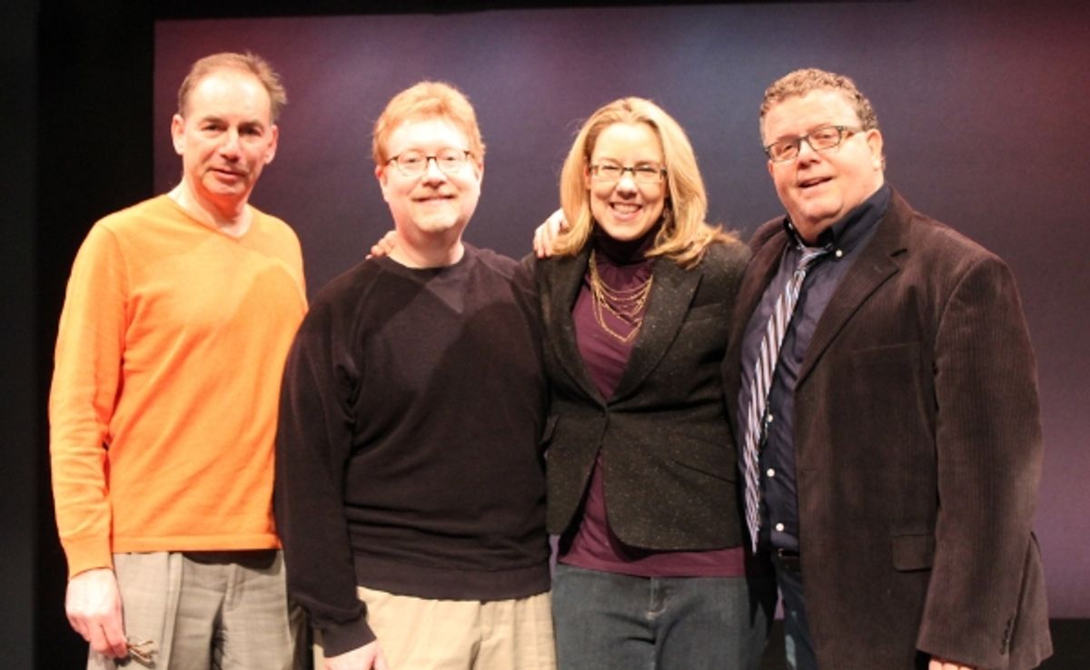 Andrew Levine, Mark Kaufmann, Beth Falcone and James Morgan at 