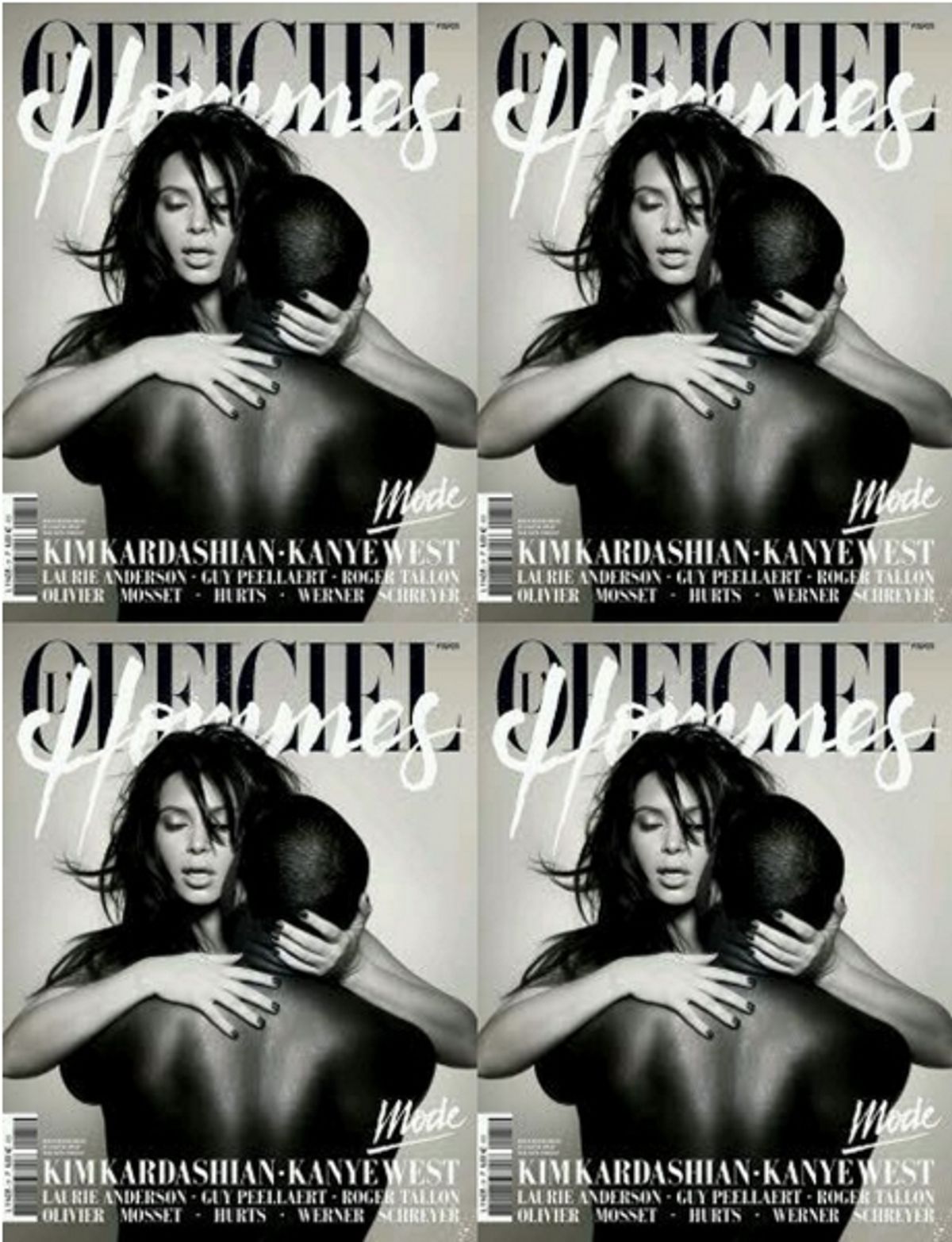 Kim Kardashian and Kanye West at 
