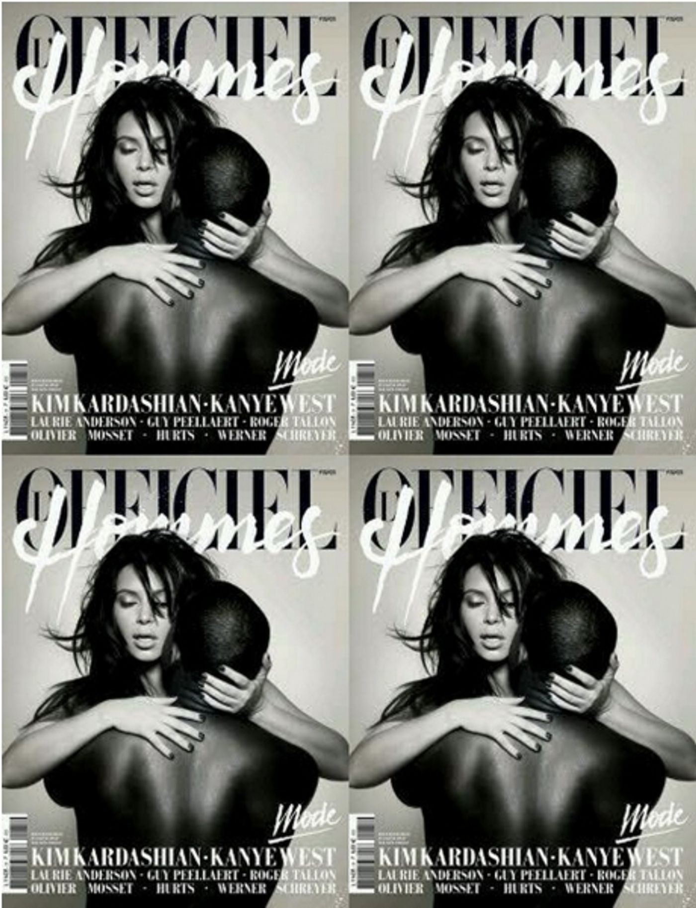 Photo Coverage: Kim Kardashian and Kanye West Pose Nude  Image
