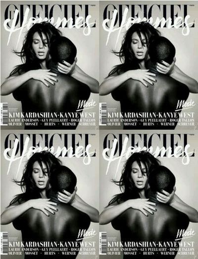 Kim Kardashian and Kanye West Photo