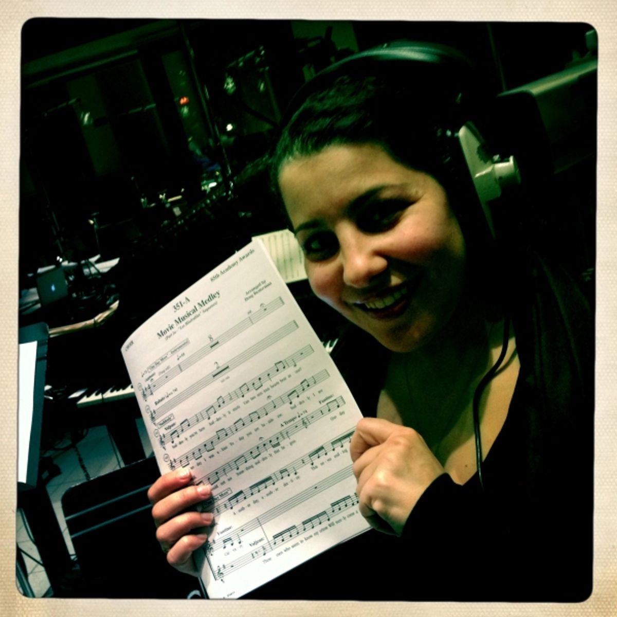 Julie Garnye at Capitol records at 