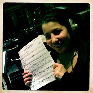 Julie Garnye at Capitol records Photo