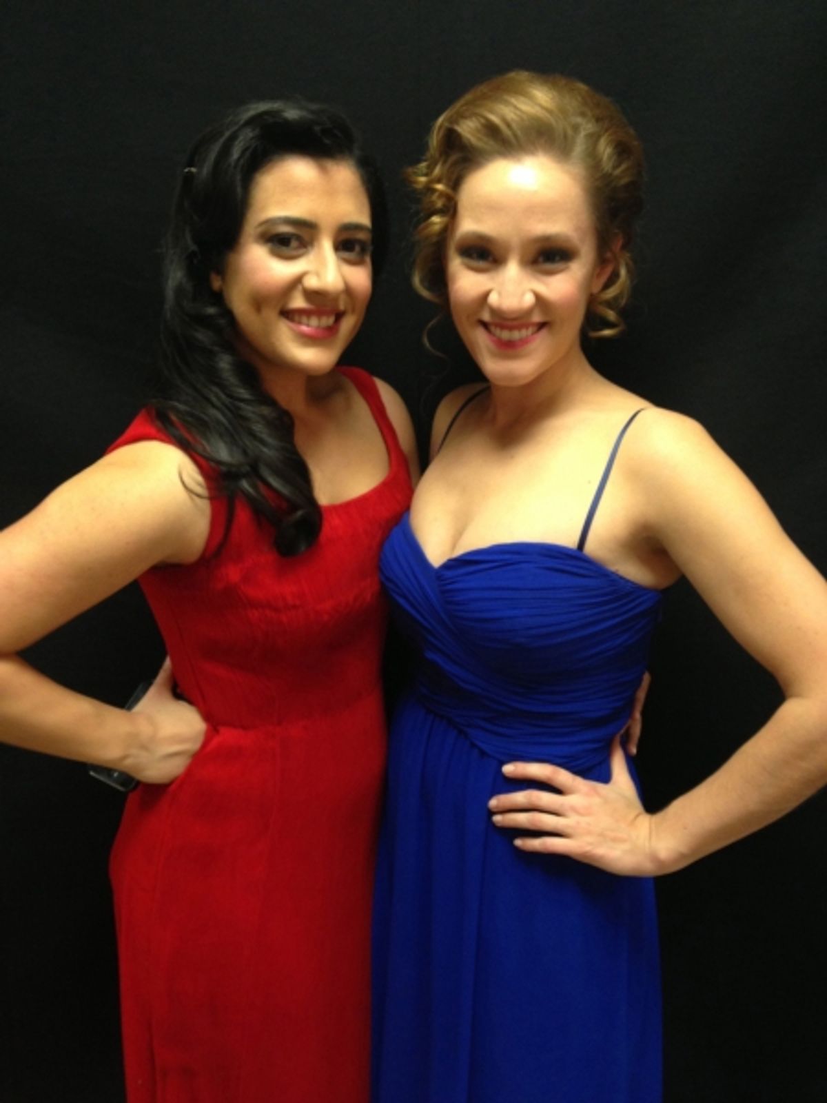 Nadine Malouf and Betsy Morgan at 