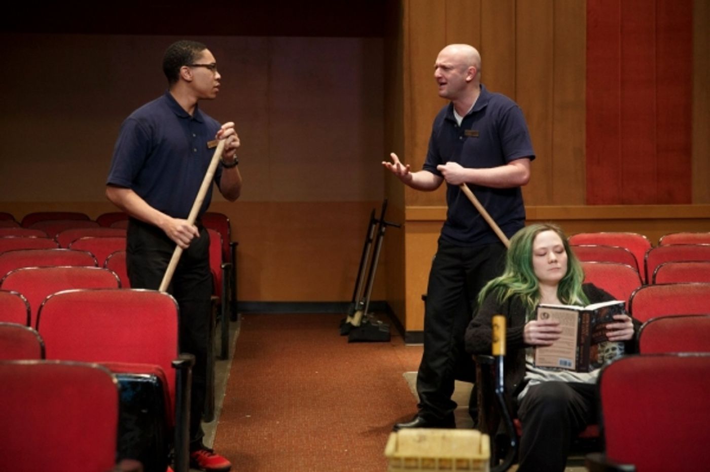 Photo Flash: First Look at Annie Baker's THE FLICK at Playwrights Horizons  Image