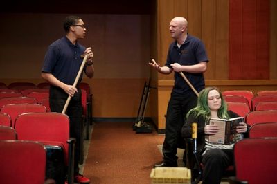 Aaron Clifton Moten, Matthew Maher and Louisa Krause Photo