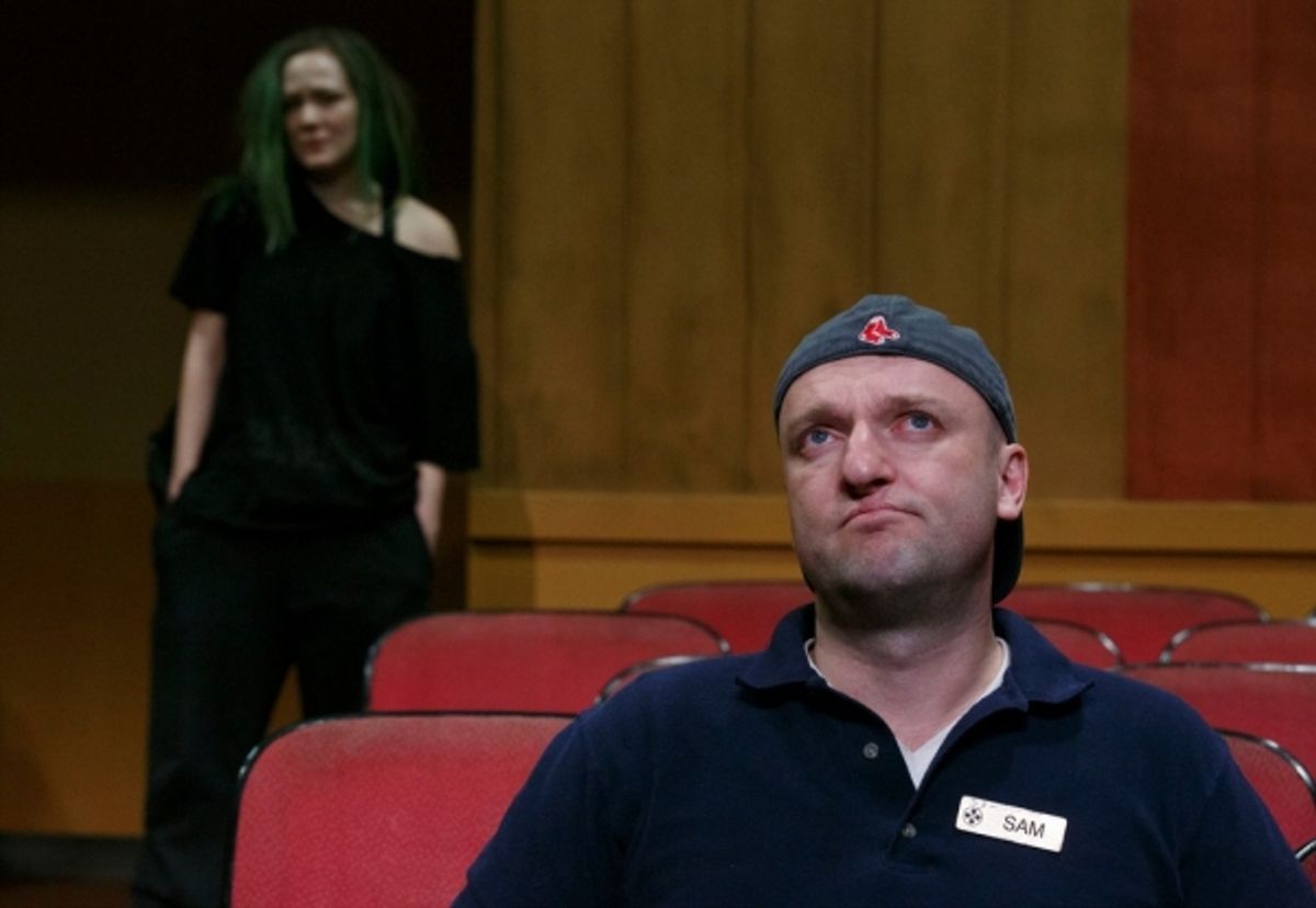 Louisa Krause and Matthew Maher at 